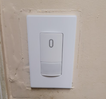 Light switch replaced with Motion activated light switch